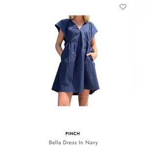 Pinch Navy blue dress